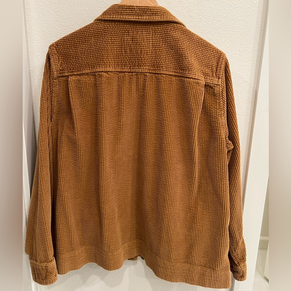 L.L. Bean Women's Corduroy Shirt Jacket size XLP - Picture 2 of 4
